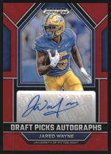 2023 Panini Prizm Draft Picks Draft Picks Autographs Red #28 Jared Wayne /199