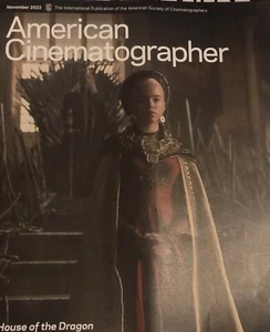 American Cinematographer Magazine (Nov 2022) House of Dragon - GOT - Imagen 1 de 1