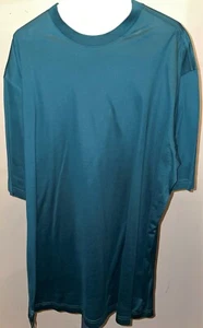 MEN'S BUGATCHI UOMO GREEN EGYPTIAN SPORT/DRESS COTTON T-SHIRT - SIZE XL  - Picture 1 of 4