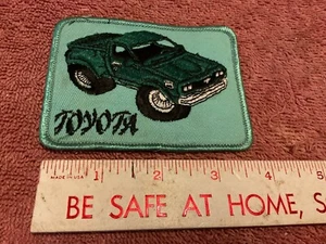 Vintage Auto Sew On Patch Toyota Truck SUV - Picture 1 of 1