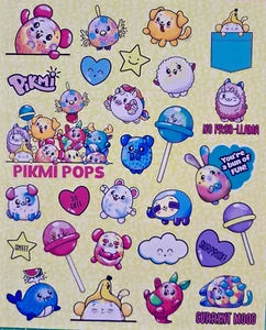 PIKMI POPS SURPRISE Stickers by SandyLion 54 Stickers NEW - Picture 1 of 4