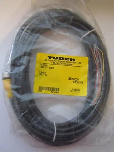 TURCK RKC 12T-6/S618 U0911-20 CORDSET M12 EUROFAST UNUSED SEALED - Picture 1 of 3