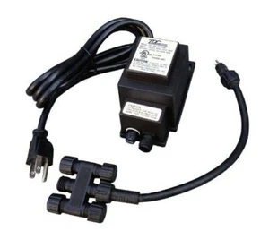 Transformador Ocean Mist TCB5-60W 60 vatios con divisor de 5 vías para luces sumergibles - Imagen 1 de 4