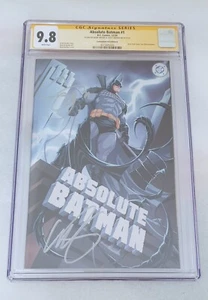ABSOLUTE BATMAN #1 (2024) CGC SS 9.8 NYCC MARK BROOKS FOIL VARIANT LTD 1000 🔥🔑 - Picture 1 of 2