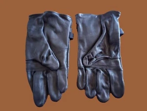 U.S MILITARY ISSUE D3A GENUINE LEATHER GLOVES COLD WET WEATHER SIZE 5 LARGE - Picture 1 of 11