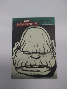 2008 Marvel Masterpieces  Artist Sketch Card 1/1 Skybox