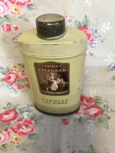 Vintage Sammlerdose Talkumpuder Yardley Old English Lavender mit Inhalt - Bild 1 von 3