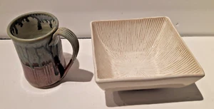 Indaba Bowl And Pottery Mug. Brand NEW. Artisan - Imagen 1 de 15