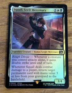 MTG Final Fantasy, Squall, SeeD Mercenary - Foil - Picture 1 of 1