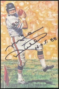 MIKE DITKA Signed Autographed Hall of Fame Art Series /5000 Post Card JSA P52797 - Picture 1 of 4