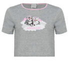 Womens Skinny Dip Crop Top Cropped Angelic Kitten T Shirt Short Sleeve - Sz 14