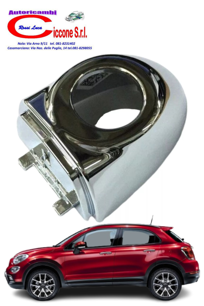 Maniglia Porta Laterale Esterna Destra Per Fiat Doblo (2000-2010) - Per Porta Scorrevole Passeggero, Colore Nero