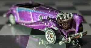 Hot Wheels Mercedes 540K Roadster Purple Metallic 1982 See Description  - Picture 1 of 7