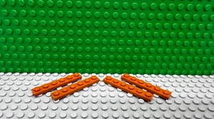 Lego 4 Naranja Oscuro 1x6 Placa Base NUEVO - Imagen 1 de 1
