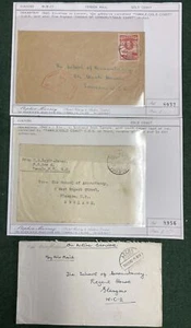 Lote de portadas de historia postal Gold Coast-GHANA 1907-1958, registrado, correo de la Segunda Guerra Mundial, impuestos - Imagen 1 de 4