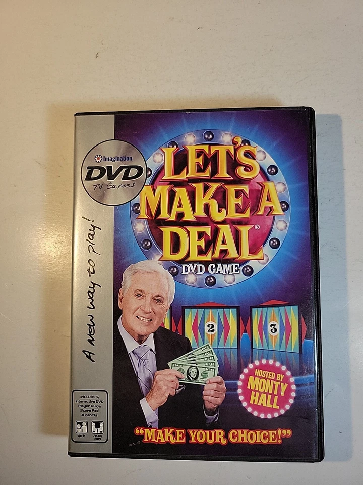 Vintage 'Let's Make A Deal' DVD Game Complete With Instructions And Guessing Pad - Image 1 of 4