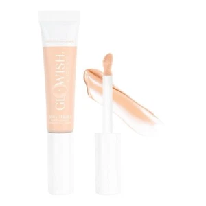 Corrector vegano transparente hidratante ligero brillante GloWish Huda Beauty Fair 01 nuevo con etiquetas - Imagen 1 de 6