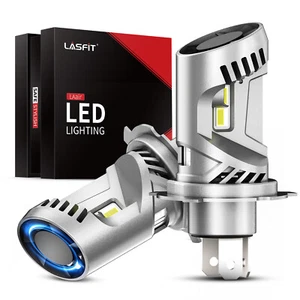 LASFIT H4 9003 LED Headlight Bulb High Low Beam 10000LM 100W Super Bright White - Picture 1 of 9
