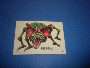 UGLY MONSTER STICKER/CARD #24 - EILEEN - Topps 1965 - Picture 1 of 3