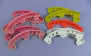 Protezione naso skateboard vintage originale colore rosa - c1970/80 mai usato stock - Foto 1 di 1
