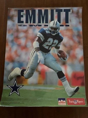 Vintage Laminated 1992 Emmitt Smith Dallas Cowboys Starline Team Players - 16x20 Cover