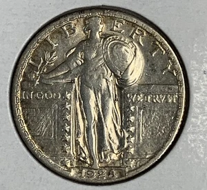1928-S Standing Liberty Quarter, AU (9018) - Picture 1 of 2