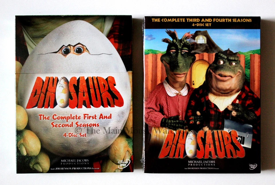 Sinclair Family Dinosaurs TV Show Complete T.V. Series on DVD Jim Henson Sitcom - Image 1 of 4