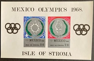Vintage Collector Stamp Proofs from the 1968 Mexico Olympics "Unused Stock" - Picture 1 of 2