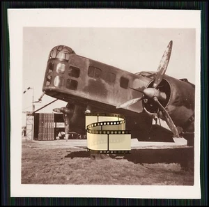 Foto 7x6 cm nach 1945 - Flugzeug Aircraft - Bloch MB 210 franz. Bomber - Bild 1 von 2