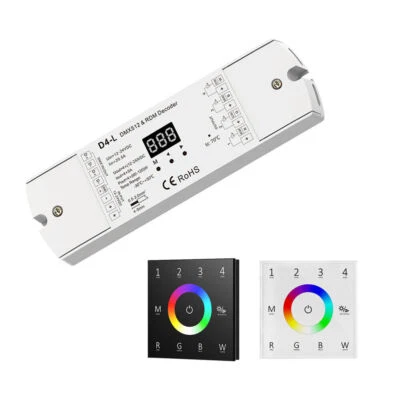 DMX512 RDM Decoder LED remote Controller 4CH PWM Dimming for RGBW RGB led Strip - Image 1 of 4