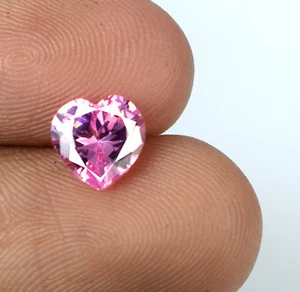 Natürlicher 2,20 ct herzförmiger rosa Saphir Edelstein zertifiziert GH570 - Bild 1 von 4