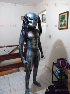 Aliens.vs.Predator Cosplay Adult/kids Jumpsuit Predator Cosplay Costume Bodysuit - Picture 1 of 8