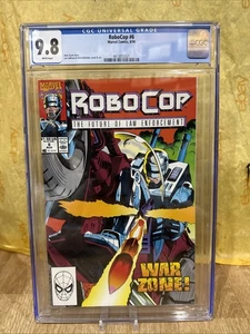 Marvel Comic book Robocop Vol 1 No. 6 1990 War Zone Graded Cgc 9.8 New Slab - Picture 1 of 3
