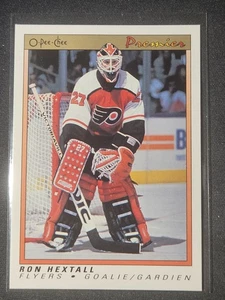 90-91 O-Pee-Chee Premier Ron Hextall 🚨🚨🚨 Philadelphia Flyers - Picture 1 of 2
