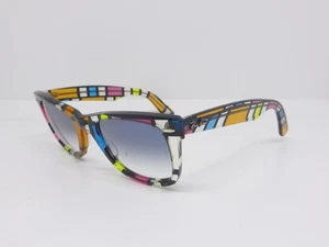 Ray-Ban Wayfarer RB 2140 1085/3F 50 Rare Print with Blue Grade. lens Special S #6 - Bild 1 von 19