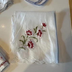 Vintage Konvolut 12 bestickte Taschentücher Leinen’s - Bild 1 von 12