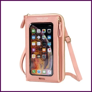 Women Crossbody Bags Touch Screen Cell Phone Purse Fashion Shoulder Bag - Picture 1 of 30
