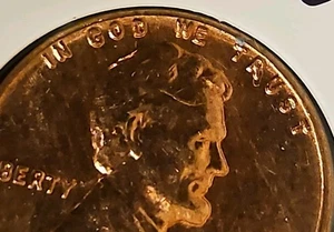1960 D Lincoln Memorial Cent Cracked Skull Error - Picture 1 of 4