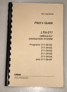 Litton Aero LTN-211 Omega/VLF Navigation System Pilot's Guide TP11-32/34/39 - Picture 1 of 10