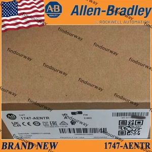 New PLC-AB 1747-AENTR SLC Ethernet Communication Adapter Module New AB - Picture 1 of 3