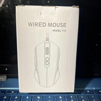 Wired Gaming Mouse Rgb Light Up Black New - Image 1 of 4