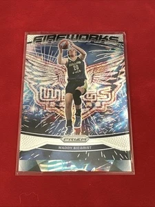 Error 2024 Panini Prizm WNBA Maddy Siegrist Fireworks - Picture 1 of 2