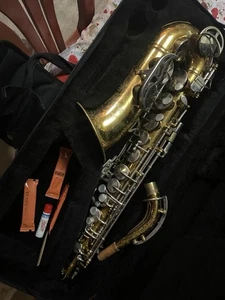 KING ZEPHYR ALTO SAXOPHONE, 1960s, RECENT REPAD. U.S. MADE. TESTED; PLAYS WELL. - Picture 1 of 12