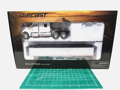 Tonkin Replicas 1/53 White Kenworth W990 Tractor & Grain Trailer w/Black Tarp. - Image 1 of 2