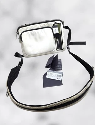 Prada 2018 Rubber Race Logo Bandoliera Crossbody Pocket Bag + Cards 2VH088  - Image 1 of 4