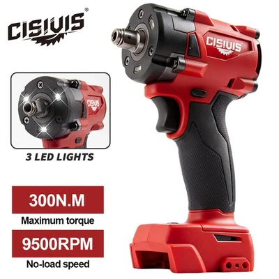 CISIVIS 1/2" High-Torque Impact Wrench-Bare Tool For Milwaukee M18 Battery
