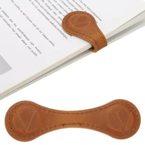 Magnetische Lesezeichen, Initialen Lesezeichen Buchstabe V Magnet Seitenmarker, braun - Bild 1 von 6