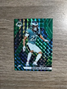 2025 Panini Mosaic -  Quinyon Mitchell  Green Mosaic Prizm Eagles - Picture 1 of 2