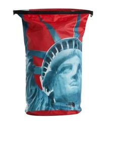 NWT Supreme X The North Face Statue of Liberty Waterproof Backpack Red - Picture 1 of 6