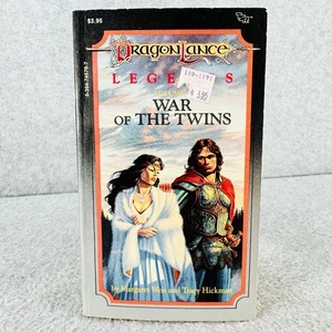 War of the Twins by Margaret Weis and Tracy Hickman 1986 Dragonlance TSR - Foto 1 di 7